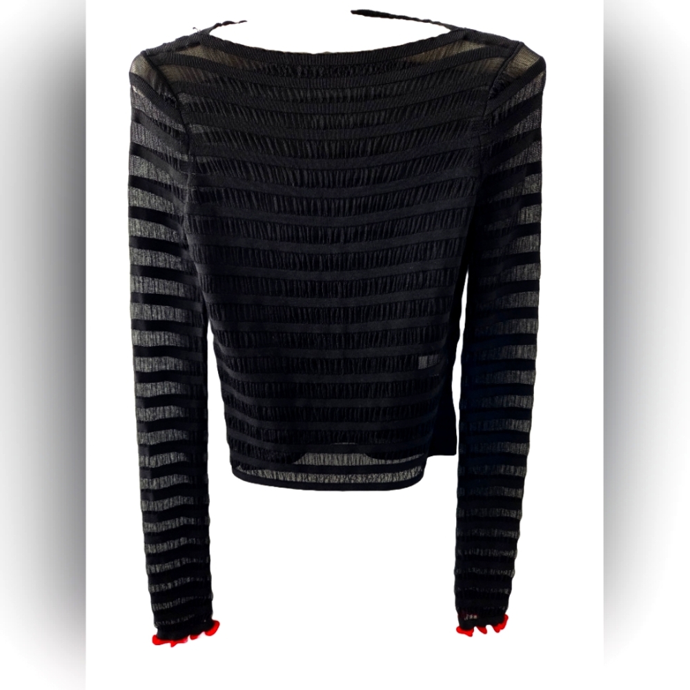 Proenza Schouler White Label
striped sheer top